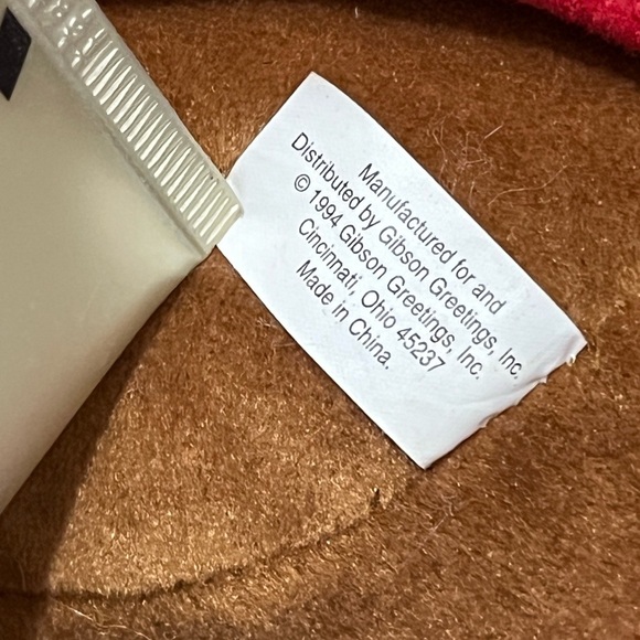 Vintage 1994 Gibson Greetings Mr. Gobbles Turkey Plush Thanksgiving 12” - Picture 9 of 13